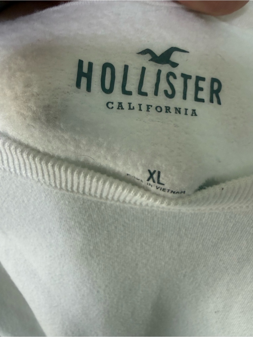 Hollister Found Peace At Chelsea Market Oversized Sweatshirt Size XL Rare - Picture 4 of 9